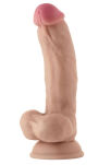Dildo Model C 19 Cm Dong With Balls Pine Shaft - 2
