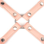 Uprząż Bondage Pink Organosilicon Hogtie Liebe Seele - 3
