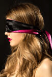 Satin Sash Rose-Black - Wstążka Do Wiązania Adrien Lastic - 2