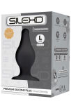 Korek Analny Plug Model 2 L 10 Cm Black Silexd - 2