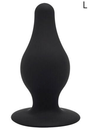 Korek Analny Plug Model 2 L 10 Cm Black Silexd