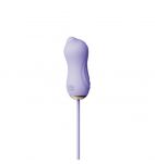Zestaw bezdotykowy stymulator łechtaczki wraz z dwoma wibratorami Zalo Unicorn Set Berry Violet - 6