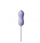 Zestaw bezdotykowy stymulator łechtaczki wraz z dwoma wibratorami Zalo Unicorn Set Berry Violet - 7