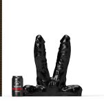 Podwójne dildo Steroid ABS03 Teamwork 25 x 7cm All Black - 5