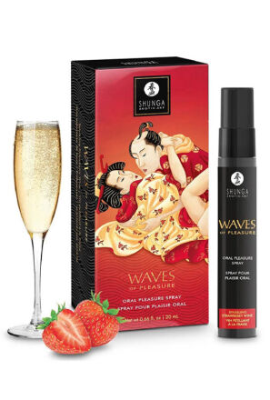 Spray do seksu oralnego Waves of Pleasure Sparkling Strawberry 20ml Shunga