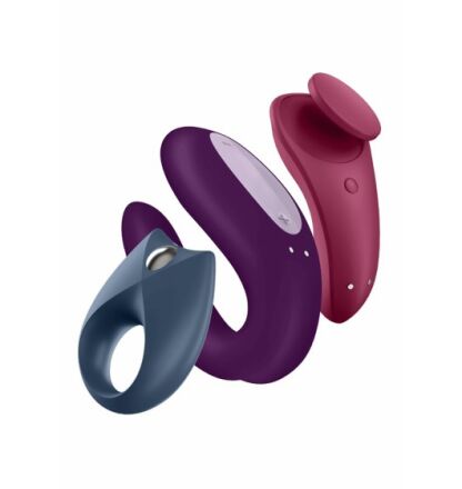 Zestaw Wibratory I Pierścień Erekcyjny Partner Box 3 Satisfyer