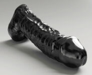Dildo Steroid ABS10 The Gym Buddy 27 x 8.5cm All Black - 4