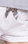 Kingdom Short Piżama Dots & Grey - 4