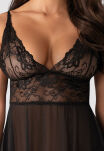 Idillia Babydoll Czarna 2Xl/3Xl Obsessive - 3