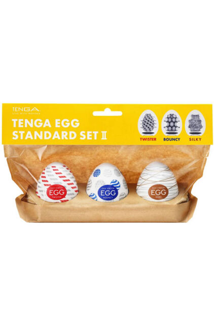 Zestaw 3 masturbatorów Egg Standard 3 Pack 2 Tenga