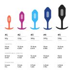 B-VIBE VIBRATING SNUG PLUG 3 BLUE - 7
