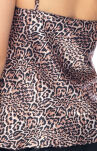 Yamila I Satin Komplet Leopard (Top + szorty) - 3