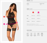 Serafia corset Gorset i stringi - 12