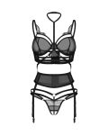 Komplet 3-Częściowy Premisis Black L/Xl Premium Obsessive - 8