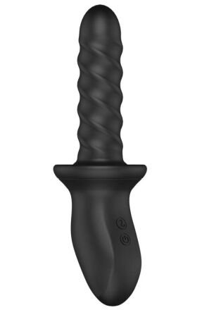 Masażer analny Ascend Thrusting & Rotating Massager Black Nexus