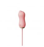 Zestaw bezdotykowy stymulator łechtaczki z małym korkiem Zalo Unicorn Strawberry Pink - 7