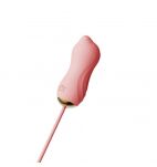 Zestaw bezdotykowy stymulator łechtaczki z małym korkiem Zalo Unicorn Strawberry Pink - 9
