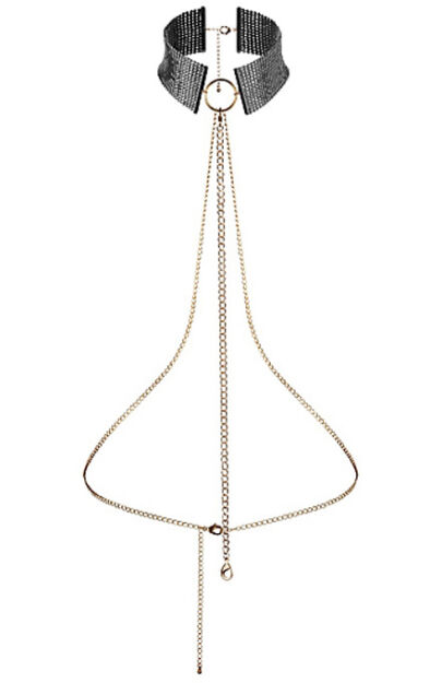 Obróżka Desir Metallique Metallic Mesh Collar Bijoux Indiscrets