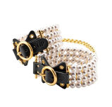 Kajdanki na kostki BDSM Ballroom Pearl Ankle Cuffs Guilty Pleasure - 3
