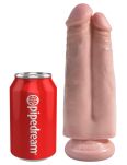 Podwójne Dildo 18Cm King Cock Two Cocks One Hole Light Pipedream - 3