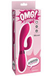 Wibrator Króliczek Omg! #Mood Silicone Vibrator Pink Pipedream - 4
