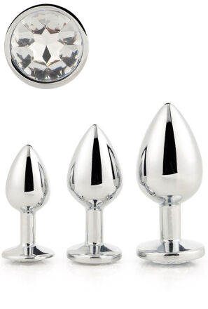 Zestaw Korków Gleaming Love Silver Plug Set Dreamtoys