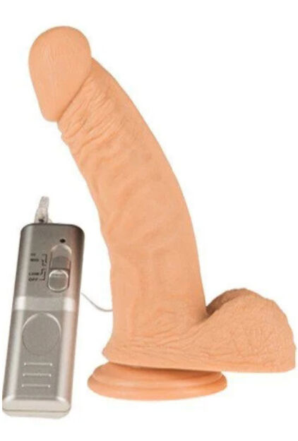 Wibrator 18 Cm Z Pilotem Dr. No (Motor) Flesh Alive