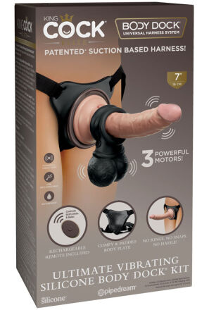 Zestaw King Cock Ultimate Vibrating Body Dock Kit Pipedream