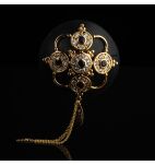 Skórzane Ozdobne Nasutniki Upko Luxury Baroque Leather Pasties UPKO - 10