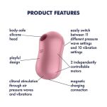 Stymulator łechtaczki Cotton Candy Light Red Satisfyer - 7