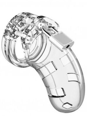 Chastity Model 01 Transparent Pas Cnoty Przeźroczysty Man Cage