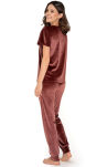 Audrey Dres Burgundowy - 4
