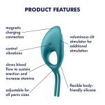 Pierścień erekcyjny Swordsman Camouflage Green Satisfyer - 7