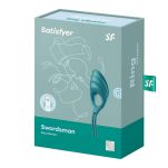 Pierścień erekcyjny Swordsman Camouflage Green Satisfyer - 8