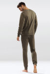 Justin Komplet dresowy męski khaki - 2