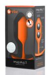 Korek analny Snug Plug 3 Orange b-Vibe - 6
