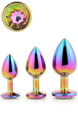 Zestaw Korków Gleaming Love Multicolour Plug Set Dreamtoys
