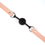 Knebel Pink Organosilicon Ball Gag Liebe Seele - 3