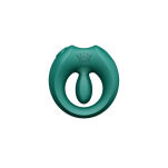 Pierścień erekcyjny ze stymulatorem Apis Turquoise Green Zalo - 3