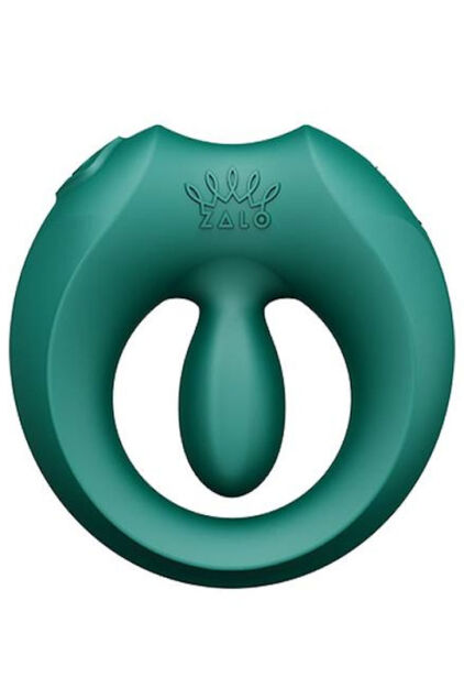 Pierścień erekcyjny ze stymulatorem Apis Turquoise Green Zalo