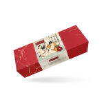 Uprząż Kinbaku Ukiyoe Red Rosy Leather Hogtie Liebe Seele - 5