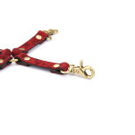 Uprząż Kinbaku Ukiyoe Red Rosy Leather Hogtie Liebe Seele - 3
