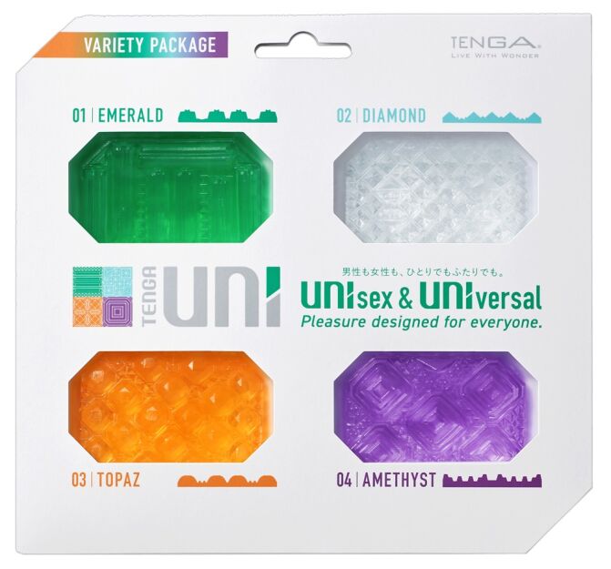 Zestaw Masturbatorów Uni Variety Pack Tenga