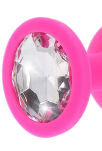 Korek Analny Toyjoy Anal Play Diamond Booty Jewel Medium Pink TOYJOY - 3