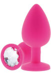 Korek Analny Toyjoy Anal Play Diamond Booty Jewel Medium Pink TOYJOY - 2
