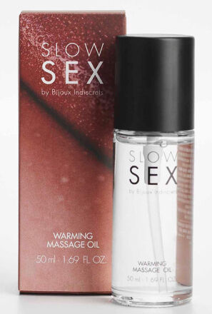 Olejek do masażu Slow Sex Warming Massage Oil Bijoux Indiscrets