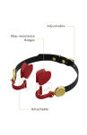 Niewidzialny Knebel Rozwieracz Upko Invisible Mouth Gag Black Straps UPKO - 10