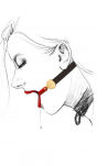 Niewidzialny Knebel Rozwieracz Upko Invisible Mouth Gag Black Straps UPKO - 8