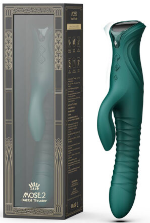 Wibrator króliczek Mose 2 Turquoise Green Zalo
