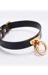 Elegancka Obróżka Ze Skóry Upko Leather Cosplay Choker UPKO - 6